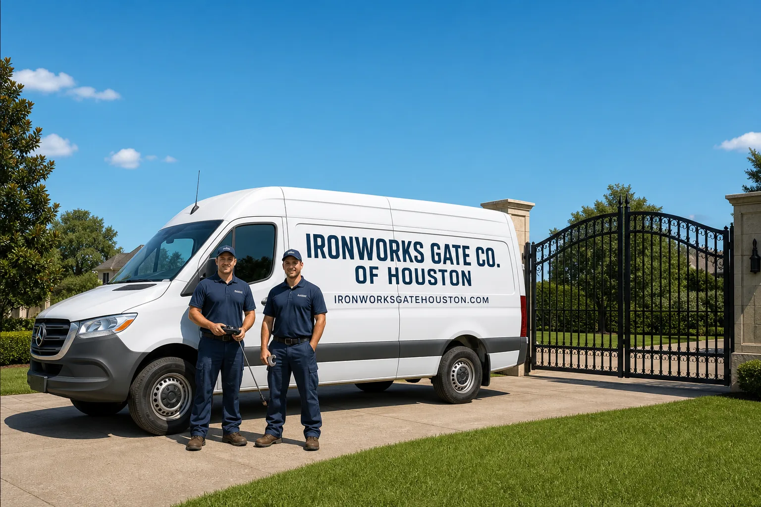 Gate Access Control in Houston, TX | Ironworks Gate Co. of Houston